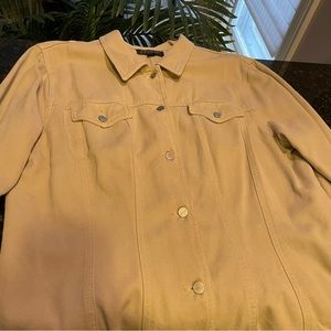 Karen Kane Khaki "Jean jacket" style jacket - Large